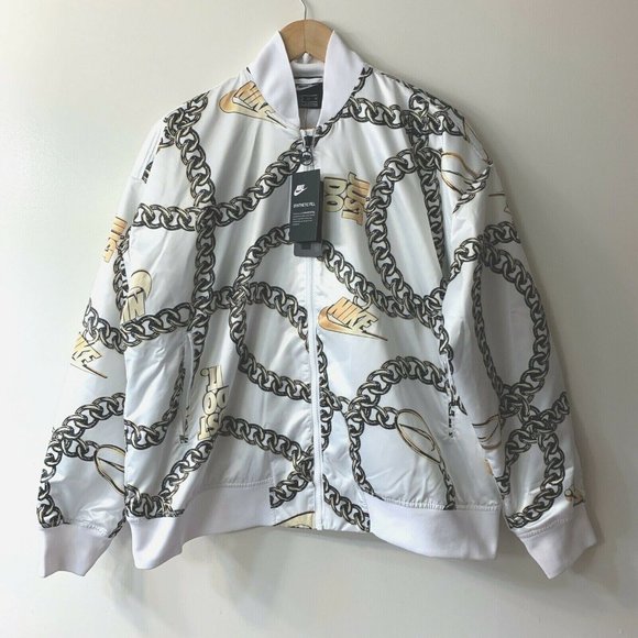Nike NSW Bomber Synthetic Fill Jacket White NWT